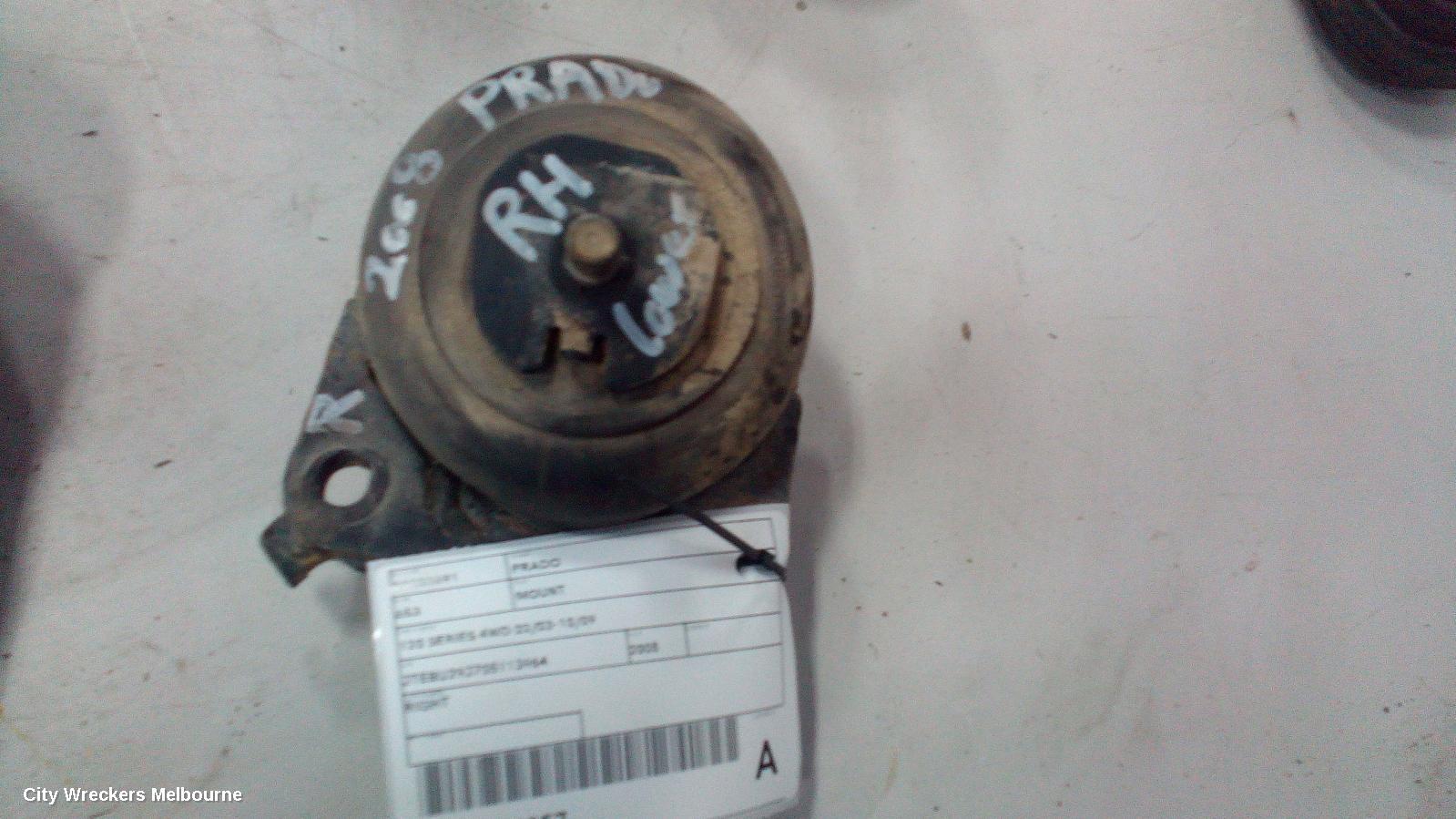 TOYOTA PRADO MOUNT, 120 SERIES 4WD 02/2003 - 10/2009 - Image 1