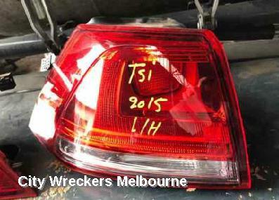 VOLKSWAGEN GOLF LEFT TAILLIGHT, GEN 7, HATCH, STANDARD, TRENDLINE/COMFORTLINE, NON LED TYPE, NON TINTED TYPE, 03/2013 - 03/2017 - Image 1