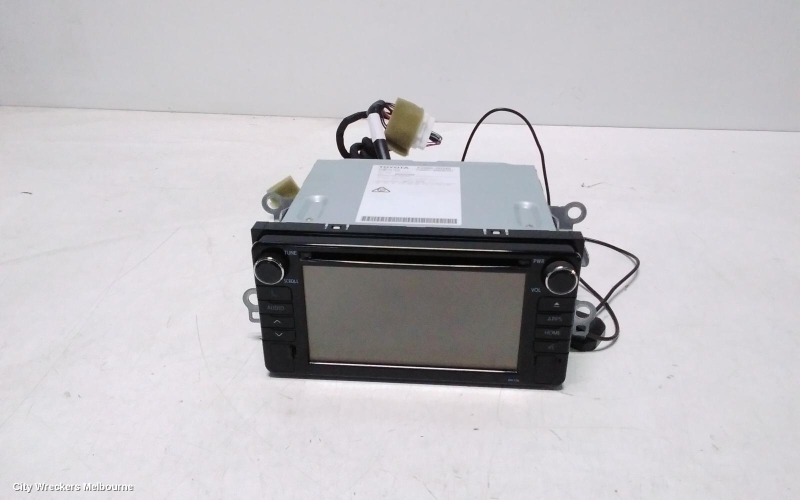 TOYOTA C-HR RADIO/CD/DVD/SAT/TV, TOUCH DISPLAY UNIT, GEN 1, 12/2016 - 09/2019 - Image 1