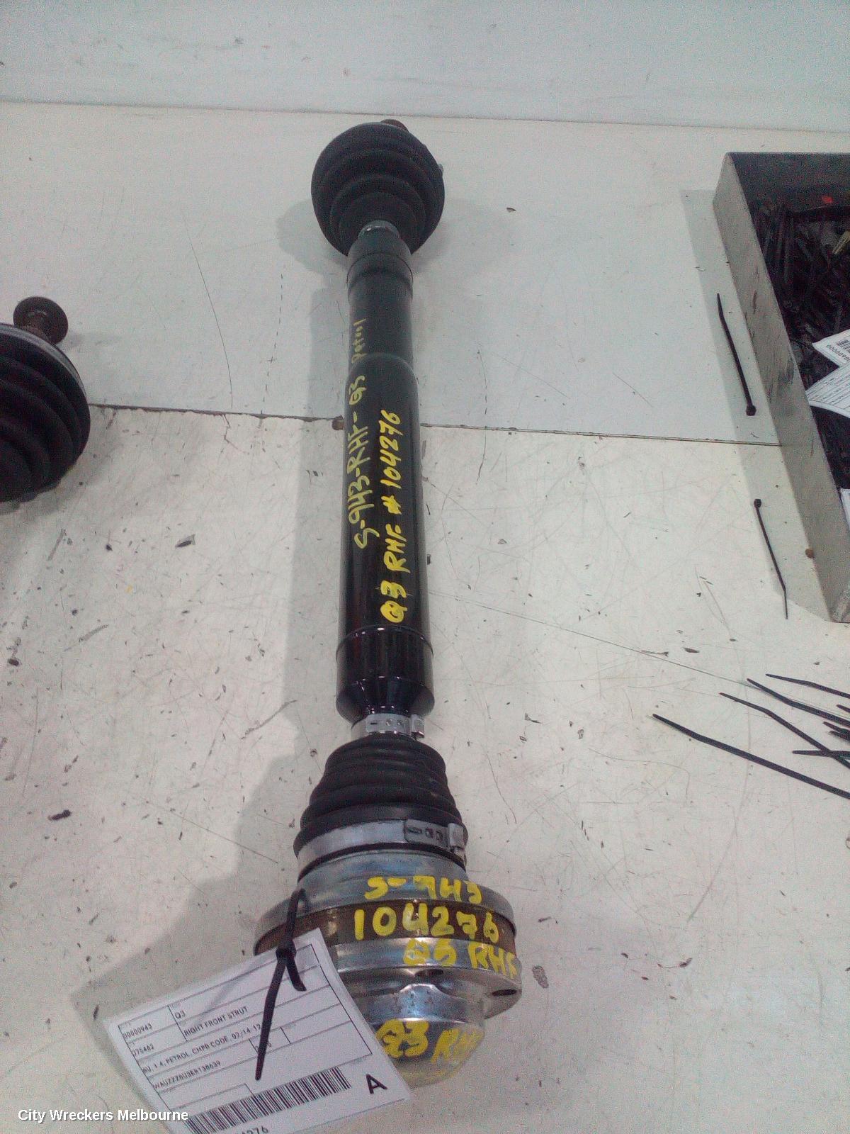 AUDI Q3 RIGHT FRONT STRUT, 8U, 1.4, PETROL, CHPB CODE, 02/2014 - 12/2018 - Image 2
