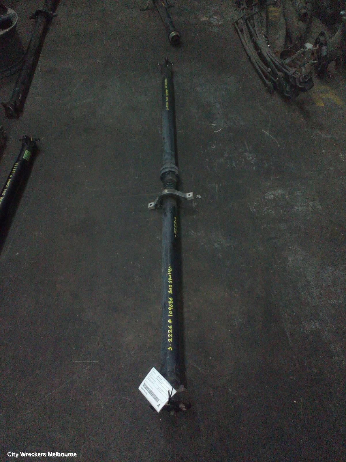 KIA SPORTAGE REAR DRIVE SHAFT, AWD, SL, 05/2010 - 10/2015 - Image 1