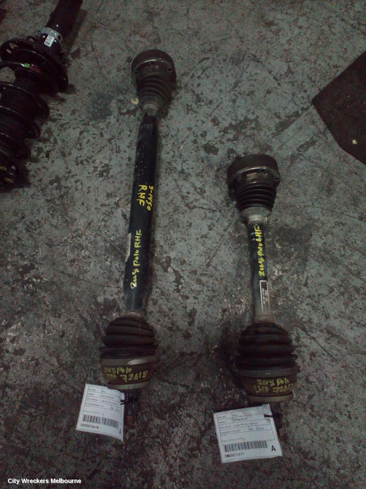 VOLKSWAGEN POLO LEFT DRIVESHAFT, AUTO, PETROL, 1.6, ABS TYPE, 9N, 11/2005 - 04/2010 - Image 3
