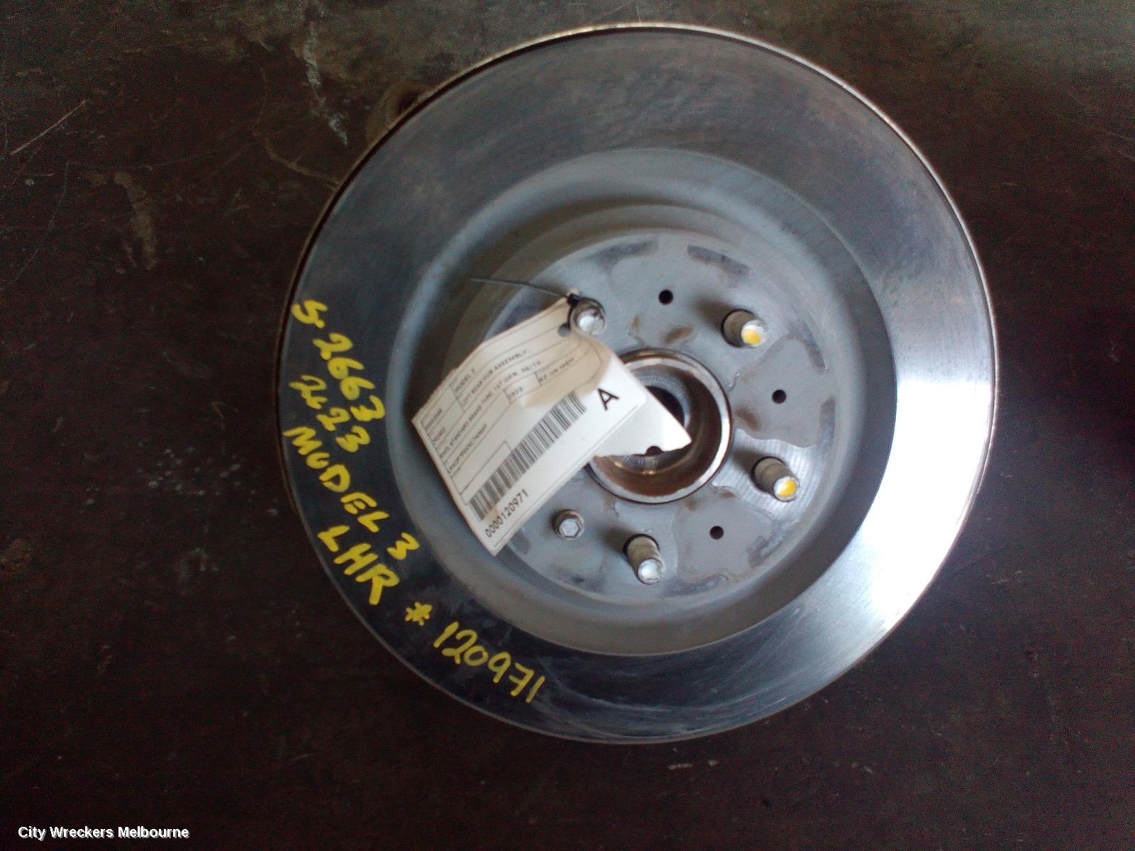 TESLA MODEL 3 LEFT REAR HUB ASSEMBLY, RWD, STANDARD BRAKE TYPE, 1ST GEN, 06/2019 ONWARDS - Image 1