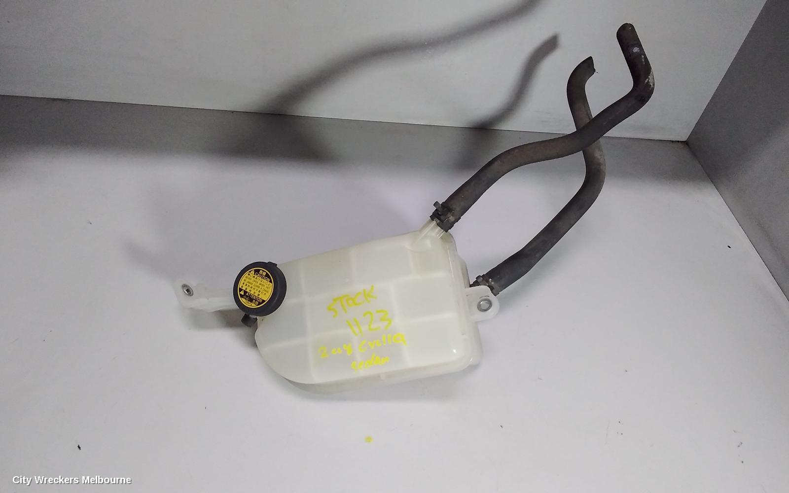 TOYOTA COROLLA OVERFLOW BOTTLE, ZRE152/20153R, 03/2007 - 10/2013 - Image 1