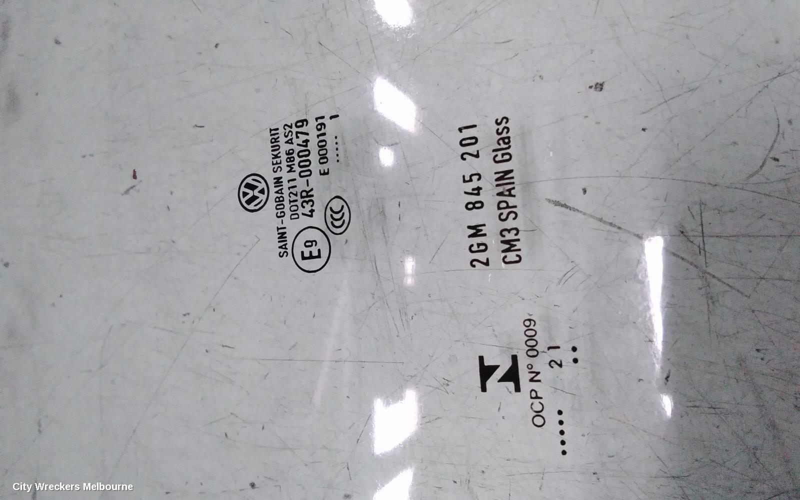 VOLKSWAGEN T-CROSS LEFT FRONT DOOR WINDOW, C1, 01/2020 ONWARDS - Image 3