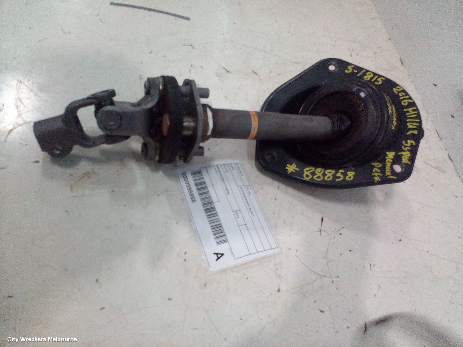 TOYOTA HILUX STEERING INTERMEDIATE SHAFT, 2WD, 09/2015 ONWARDS - Image 2