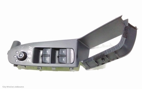 AUDI A4 PWR DR WIND SWITCH, RH FRONT (MASTER SWITCH), B8 8K, 02/2008 - 06/2012 - Image 2