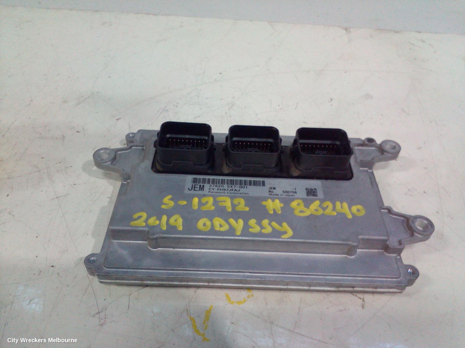 HONDA ODYSSEY ECU, ENGINE ECU, 2.4, PETROL, ECU ONLY, RC1, 02/2014 ONWARDS - Image 2