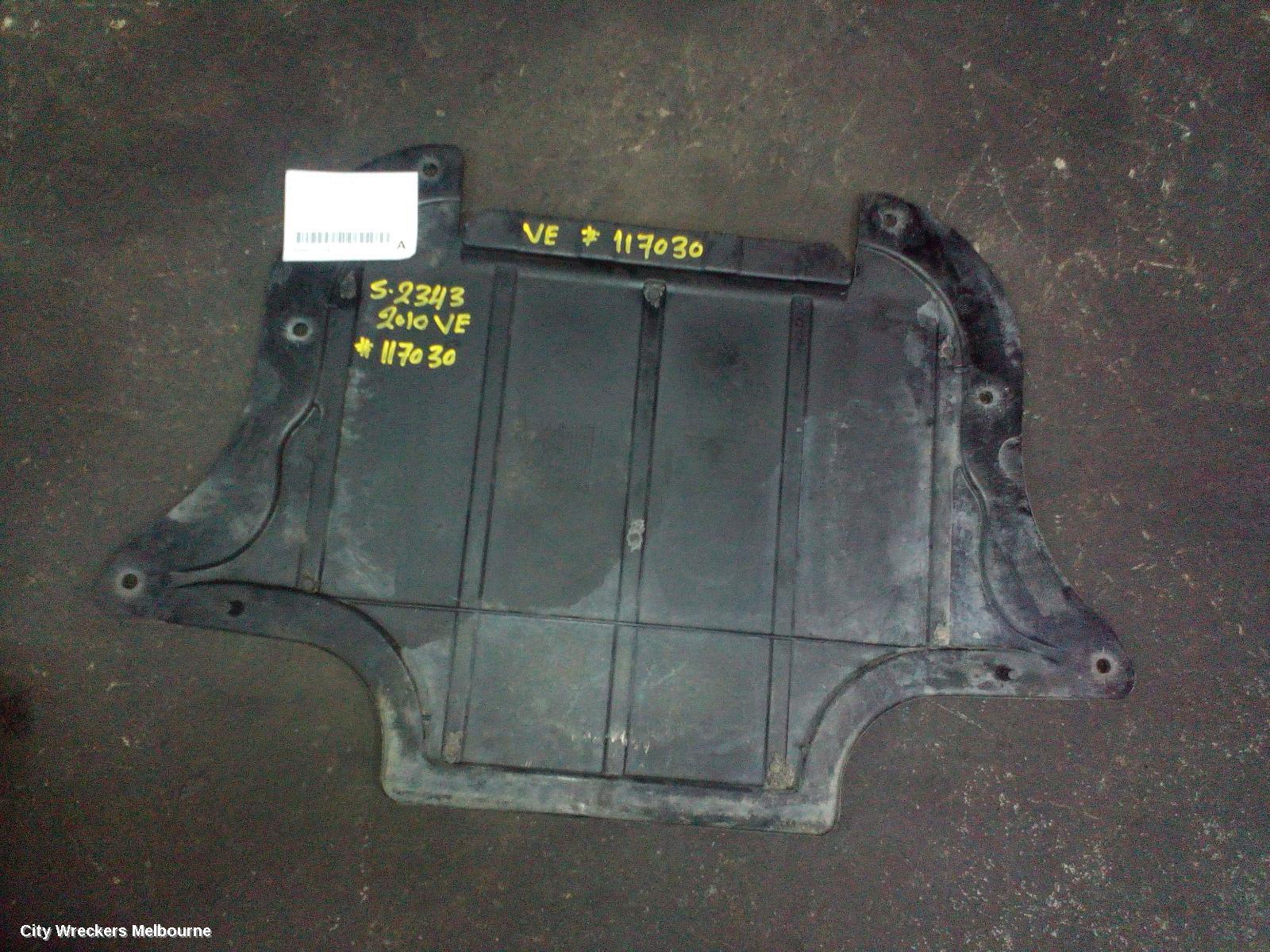 HOLDEN COMMODORE LOWER ENGINE SPLASH TRAY, VE, REAR ENGINE UNDERCOVER, 08/2006 - 05/2013 - Image 2