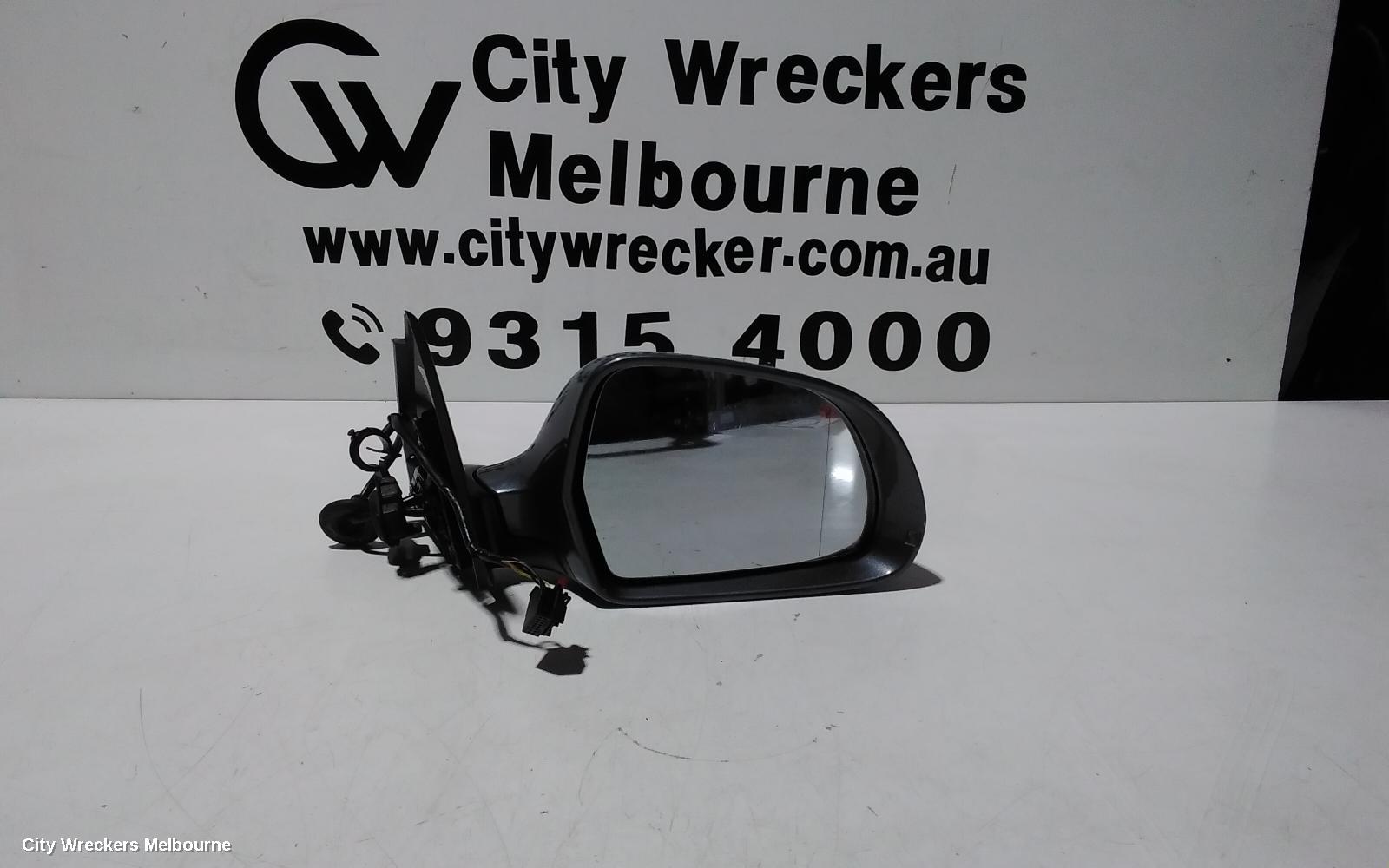 AUDI Q3 RIGHT DOOR MIRROR, POWER, NON AUTO FOLD, NON HEATED, W/ LANE ASSIST, 8U, 03/2012 - 12/2018 - Image 2