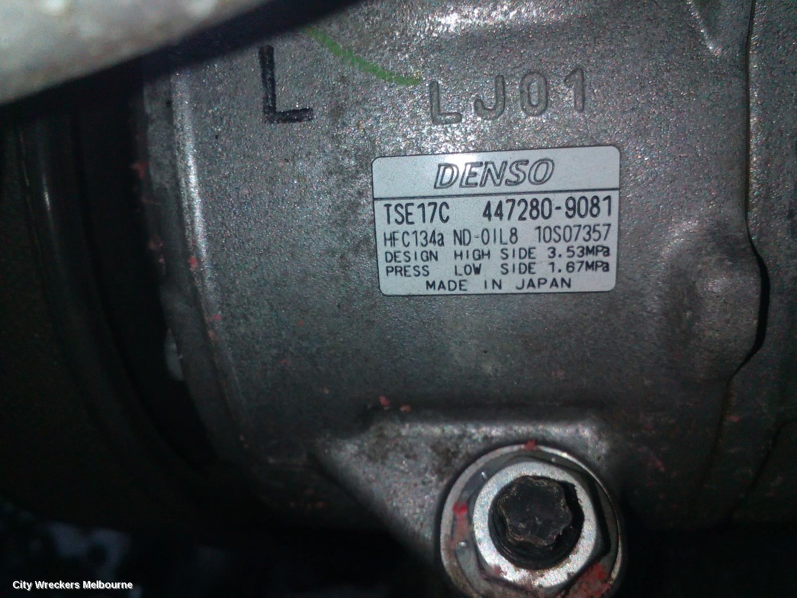 TOYOTA CAMRY A/C COMPRESSOR, ASV50, 2.5, 2AR-FE, 12/2011 - 10/2017 - Image 2