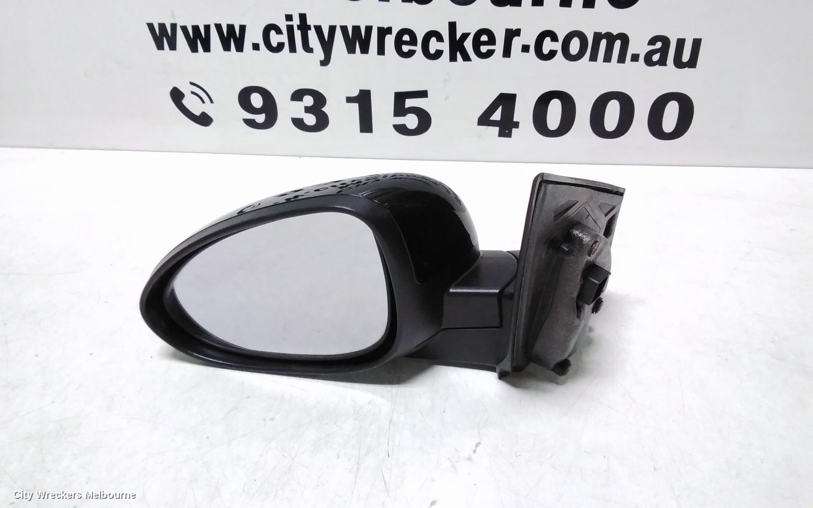 HOLDEN BARINA LEFT DOOR MIRROR, TM, COLOUR CODED, 09/2011 - 12/2018 - Image 2