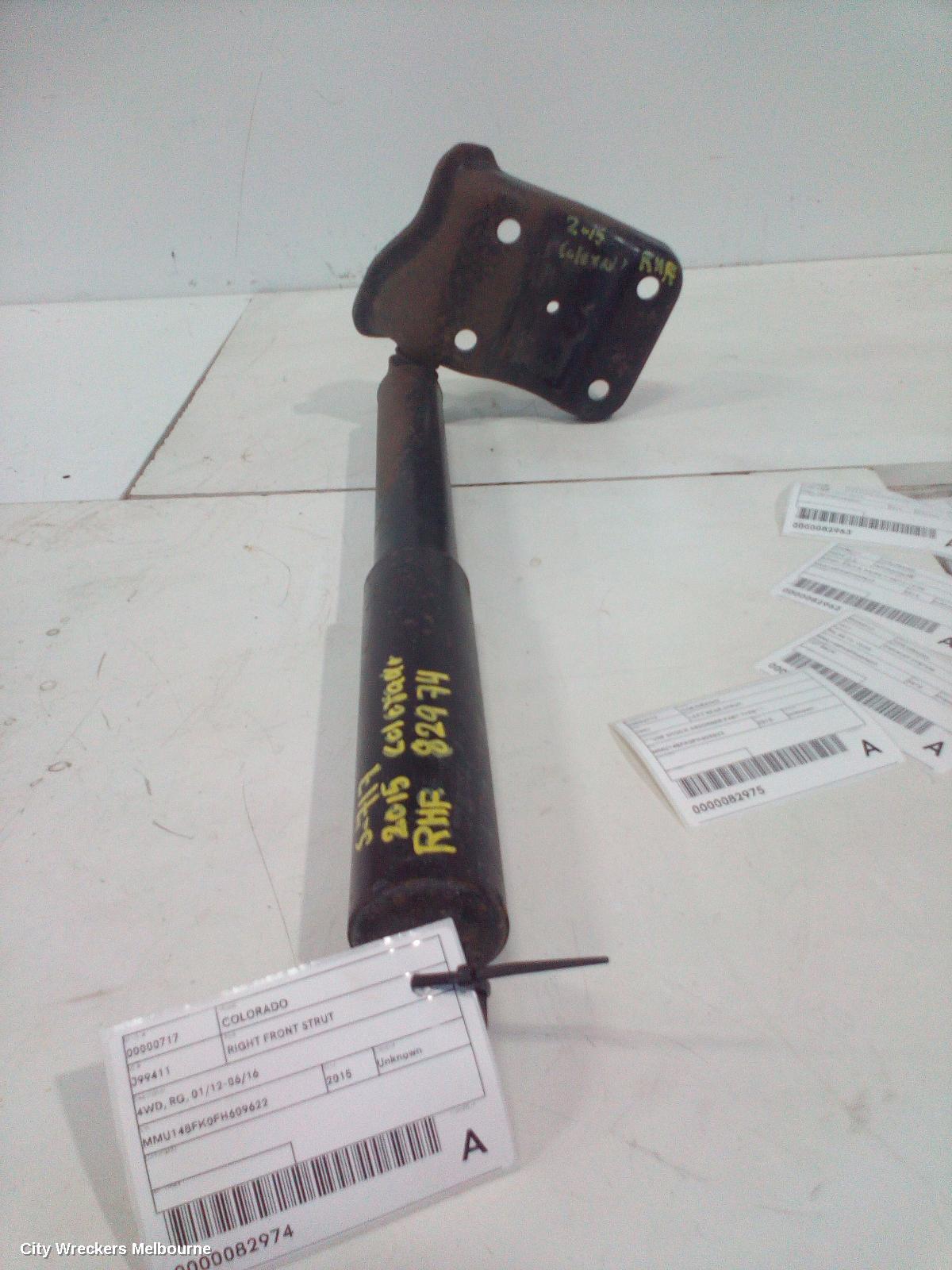 HOLDEN COLORADO RIGHT FRONT STRUT, 4WD, RG, 01/2012 - 06/2016 - Image 1