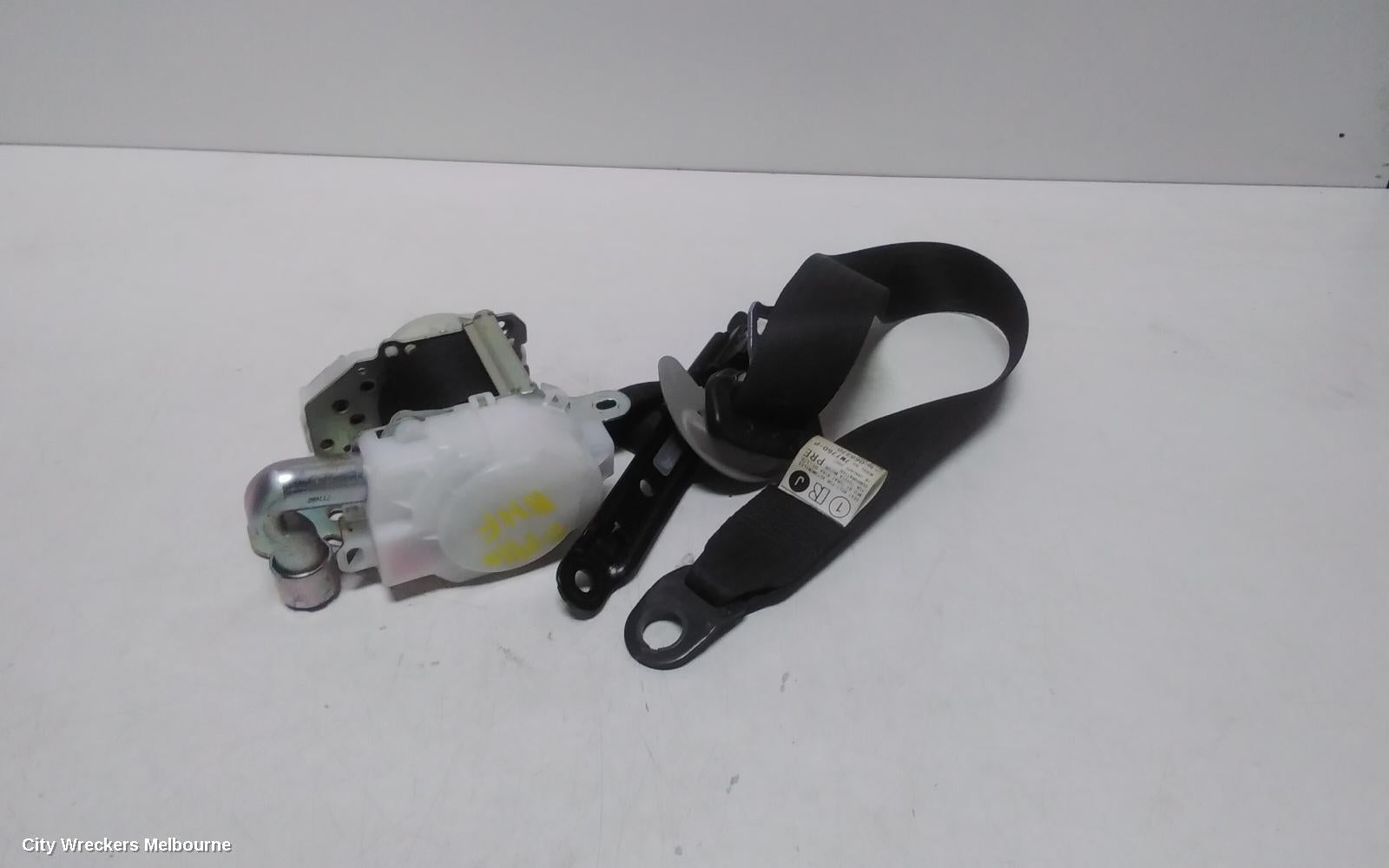 LEXUS IS250/IS250C SEATBELT/STALK, RH FRONT, SEAT BELT ONLY, BLACK, W/ GREY PLASTIC TYPE, SEDAN, GSE20R, 11/2005 - 09/2008 - Image 1