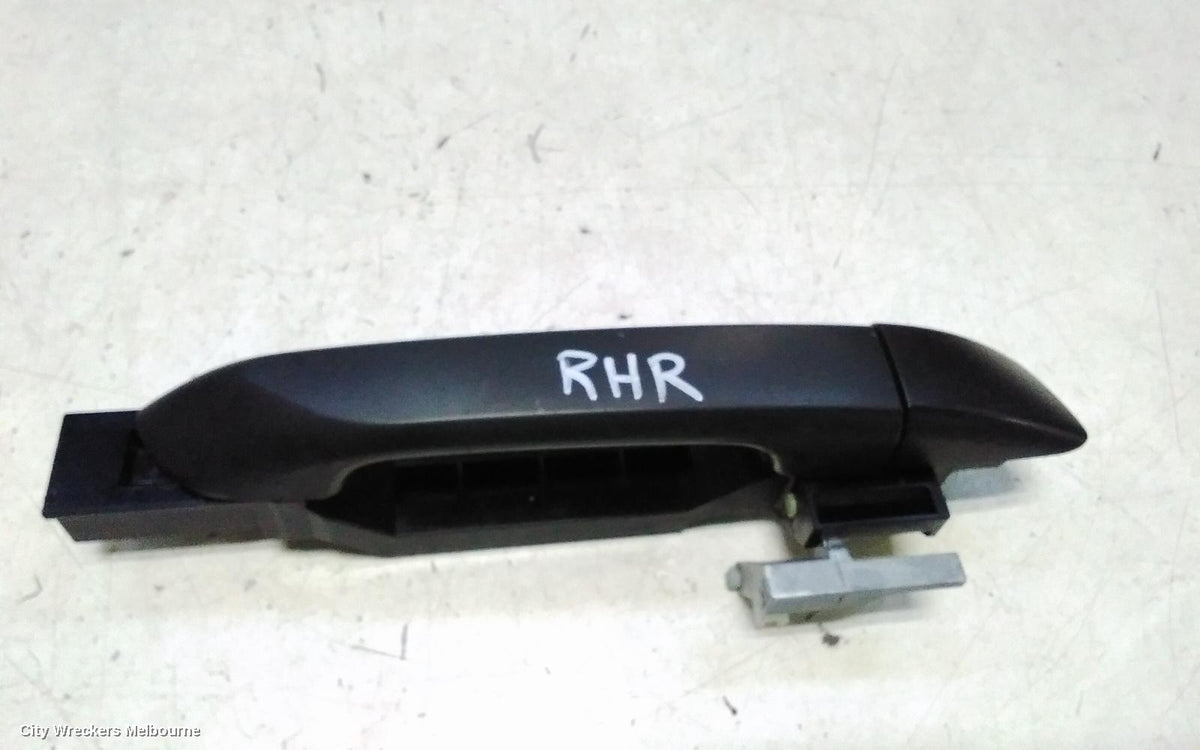 ISUZU DMAX DOOR HANDLE, RH REAR, OUTER, BLACK, RG, 07/2020 ONWARDS - Image 1