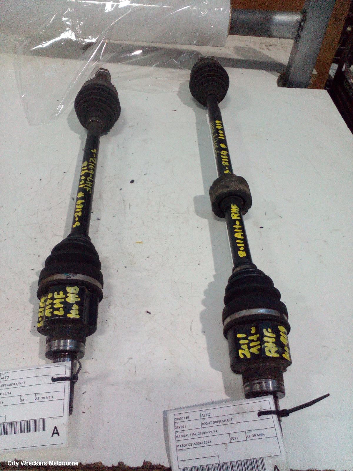 SUZUKI ALTO LEFT DRIVESHAFT, MANUAL T/M, 07/2009 - 12/2014 - Image 2