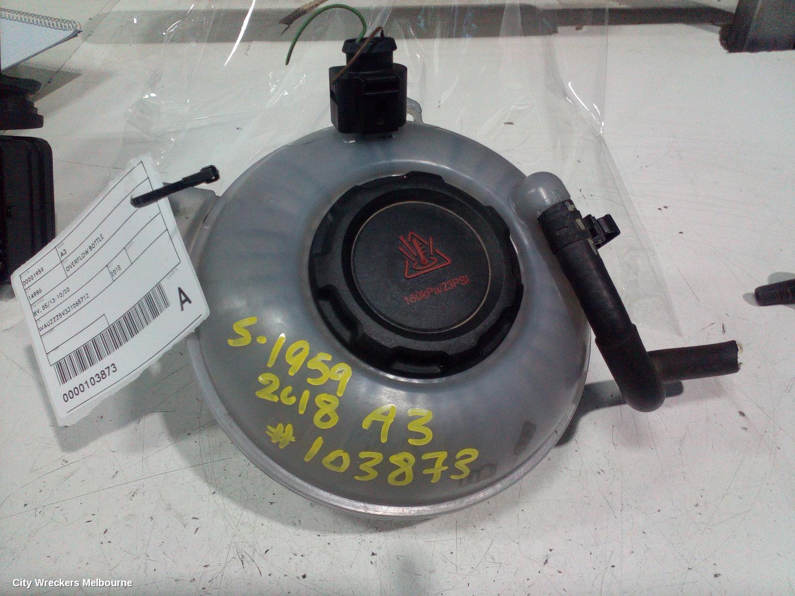 AUDI A3 OVERFLOW BOTTLE, 8V, 03/2013 - 10/2020 - Image 1