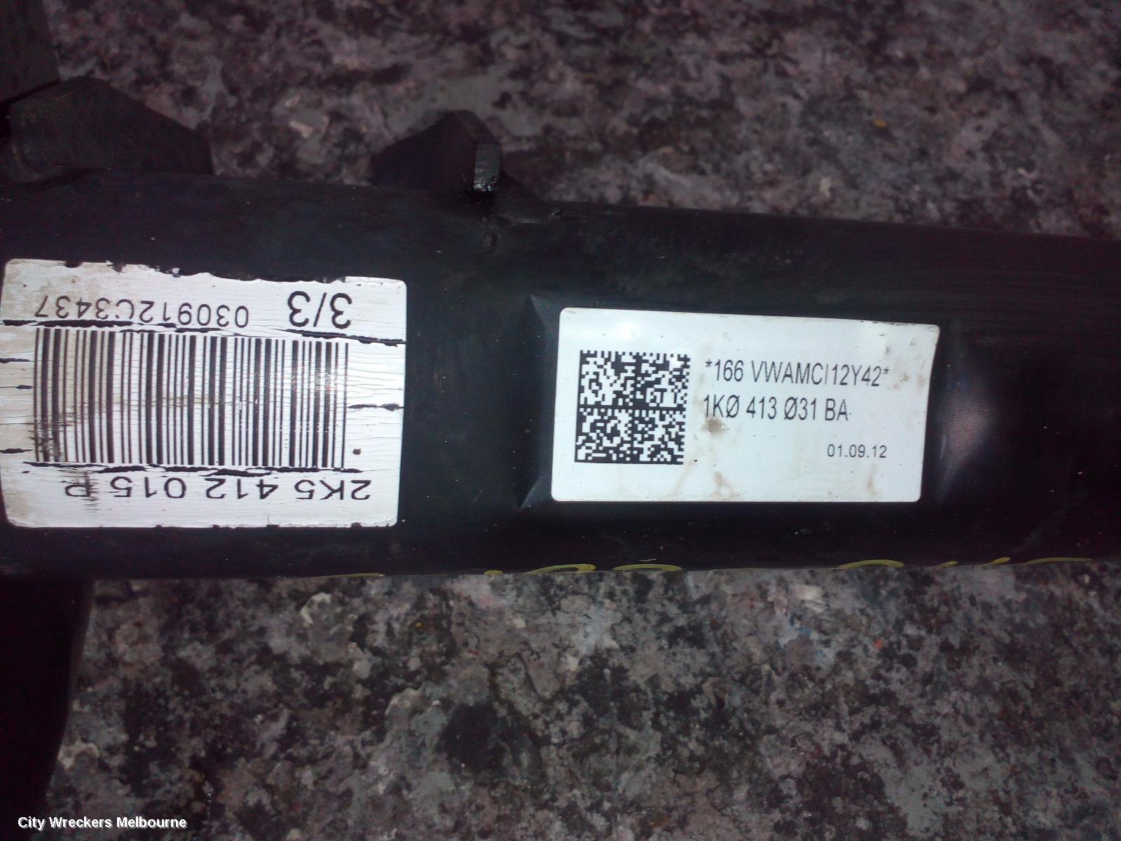 VOLKSWAGEN CADDY RIGHT FRONT STRUT, 2K, 08/2010 - 06/2015 - Image 1