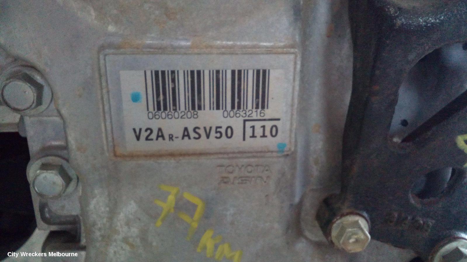 TOYOTA CAMRY ENGINE, PETROL, 2.5, 2AR-FE, ASV50, 12/2011 - 10/2017 - Image 1
