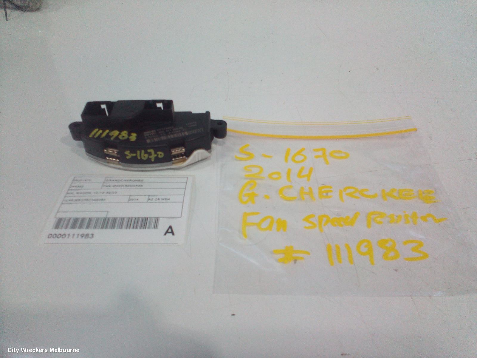 JEEP GRANDCHEROKEE FAN SPEED RESISTOR, WK, WAGON, 10/2010 - 02/2022 - Image 2