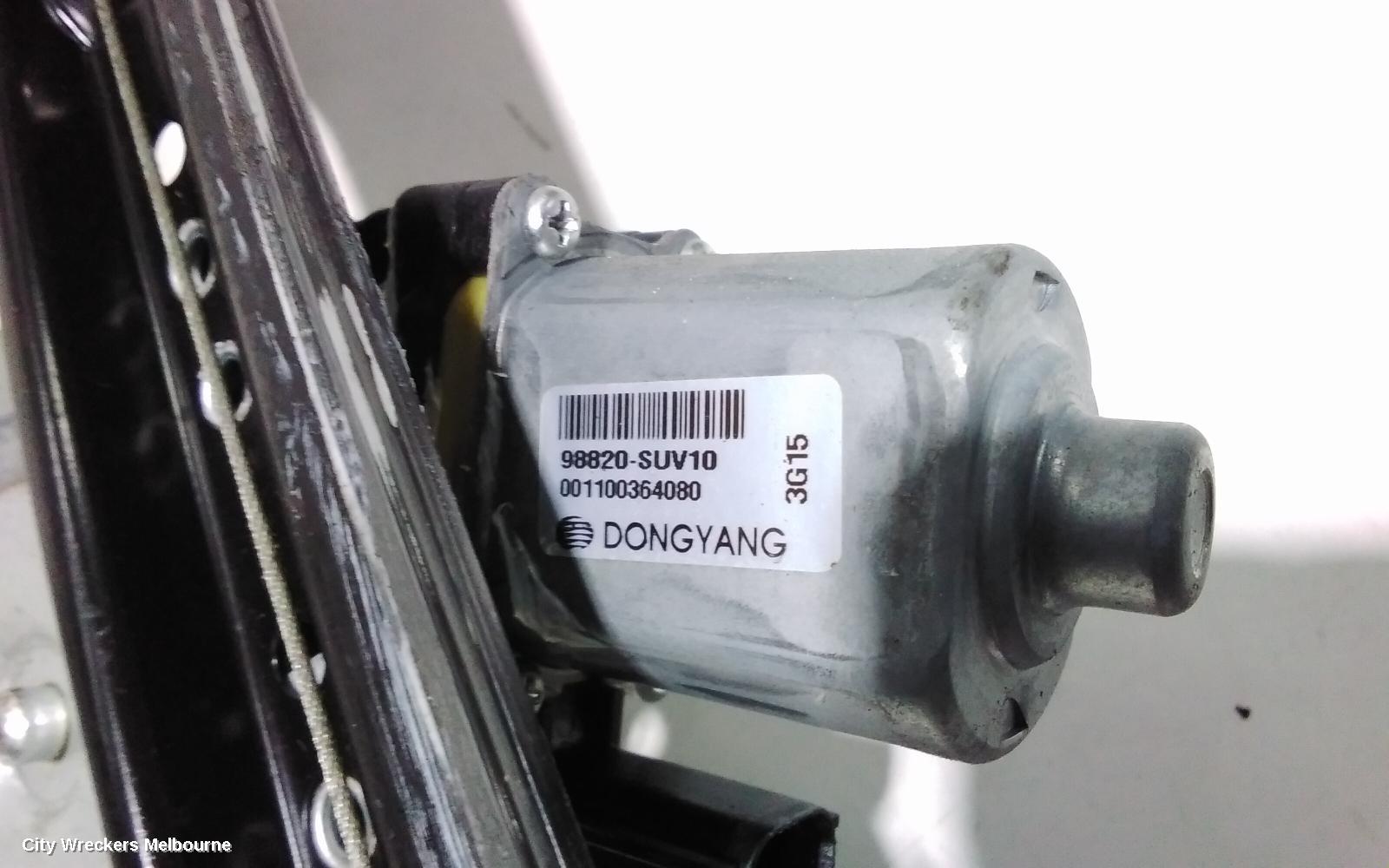HOLDEN TRAX LEFT FRONT WINDOW REG/MOTOR, TJ SERIES, 08/2013 - 12/2020 - Image 3