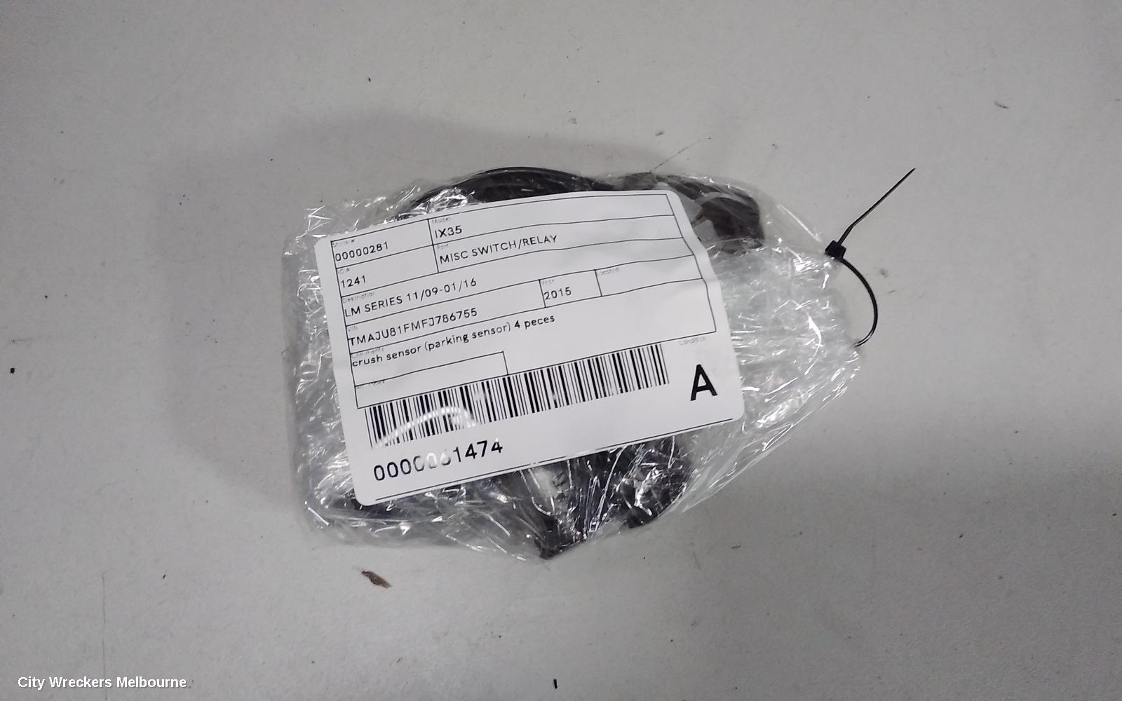 HYUNDAI IX35, LM SERIES 11/2009 - 01/2016, CRUSH SENSOR (PARKING SENSOR) 4 PECES: 61474 - Image 2