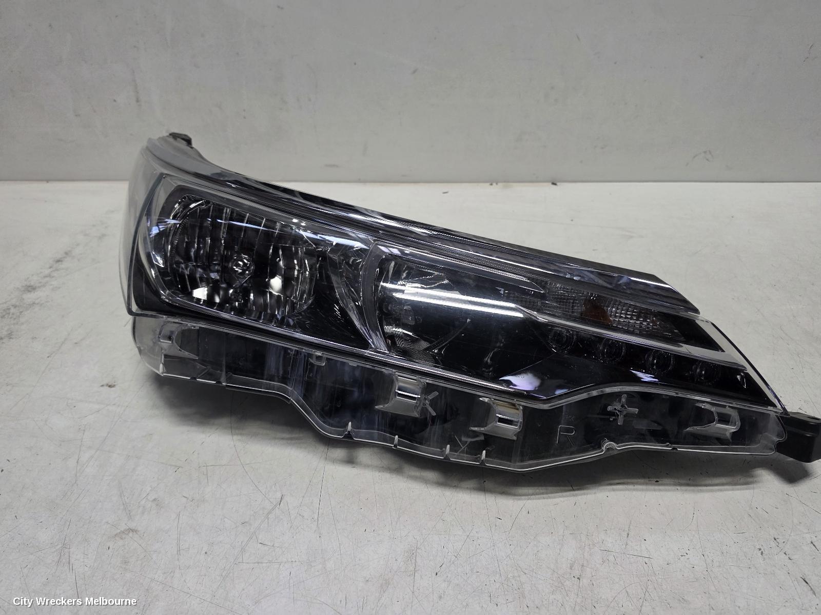 TOYOTA COROLLA RIGHT HEADLAMP, ZRE172R, SEDAN, ASCENT/SX, HALOGEN TYPE, 11/2016 - 06/2019 - Image 1