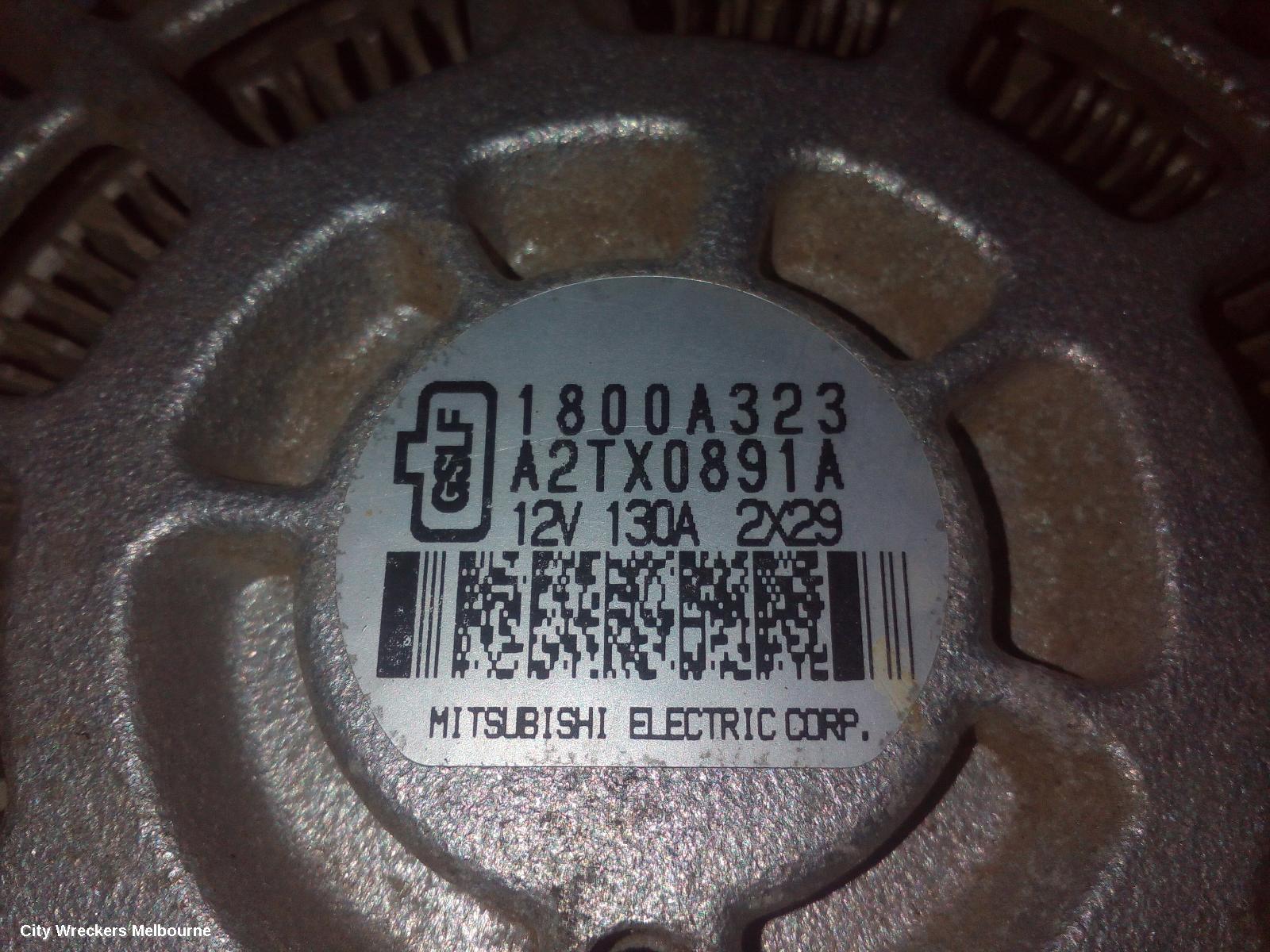 MITSUBISHI OUTLANDER ALTERNATOR, PETROL, 2.0/2.4, 130AMP, ZJ-ZL, 10/2012 - 08/2019 - Image 3