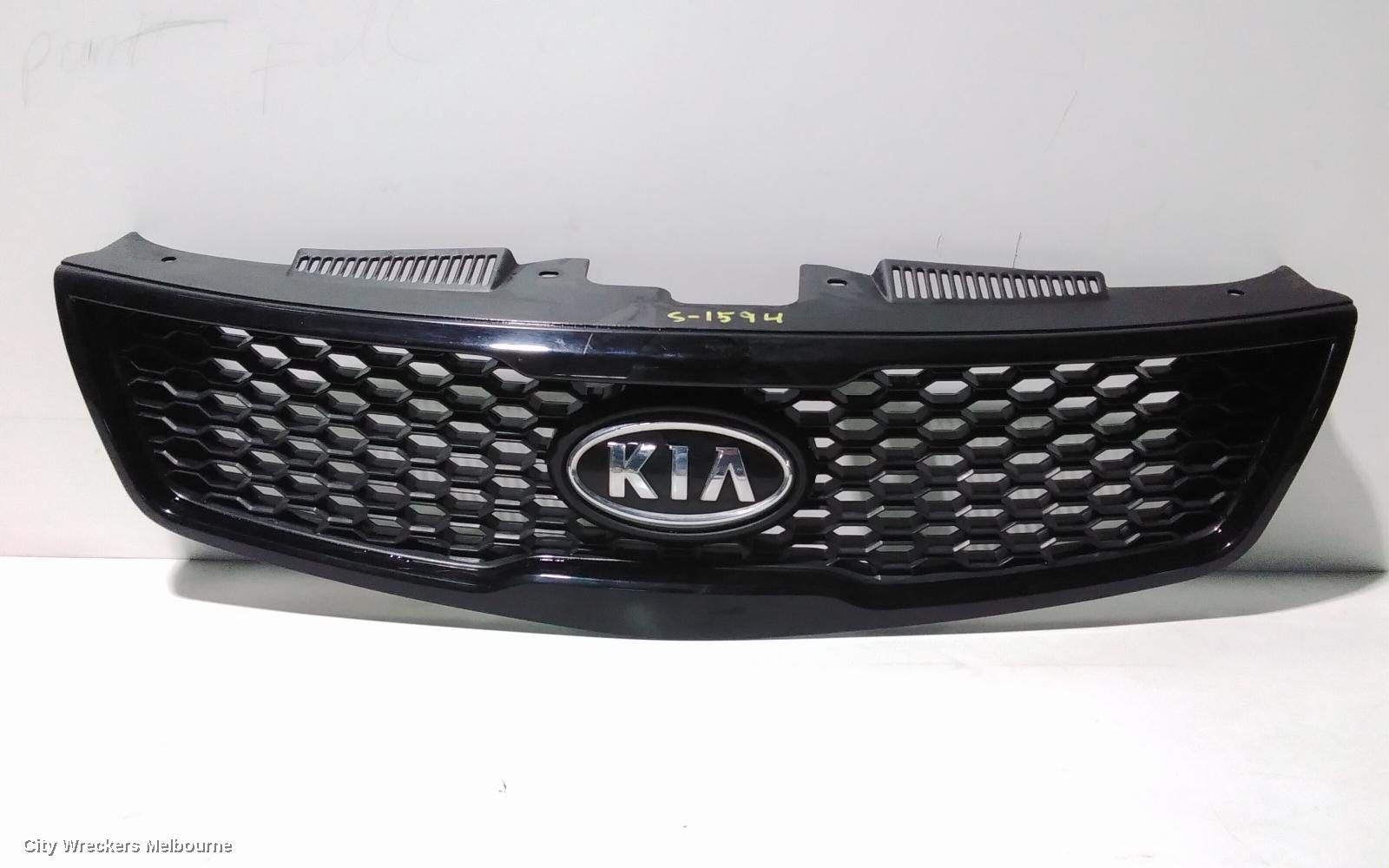 KIA CERATO GRILLE, RADIATOR GRILLE, TD, BLACK, COUPE/KOUP, 07/2009 - 03/2013 - Image 2