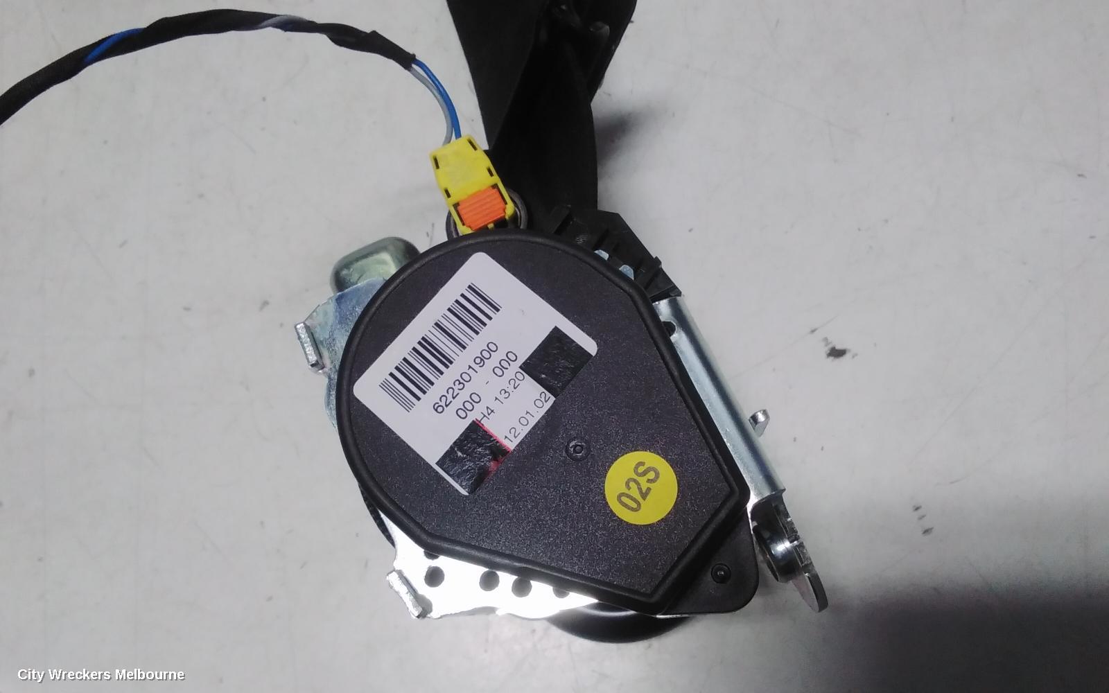 VOLKSWAGEN GOLF SEATBELT/STALK, LH FRONT, SEAT BELT ONLY, CABRIO, GEN  6, 02/2009 - 01/2016 - Image 3
