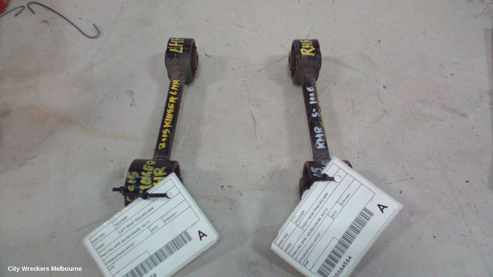 TOYOTA KLUGER RIGHT REAR TRAILING ARM, TRAILING ARM, GSU50/GSU55, 03/2014 ONWARDS - Image 2