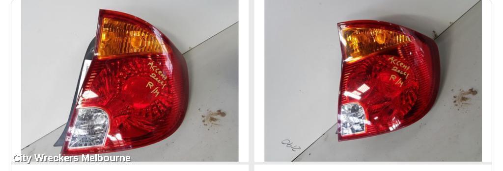 HYUNDAI ACCENT RIGHT TAILLIGHT, LC, 03/2003 - 04/2006 - Image 1