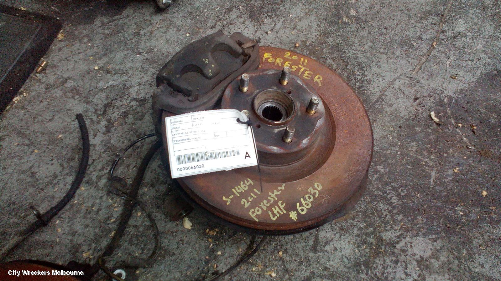 SUBARU FORESTER LEFT FRONT HUB ASSEMBLY, ABS TYPE, SH/SJ, 02/2008 - 11/2013 - Image 1