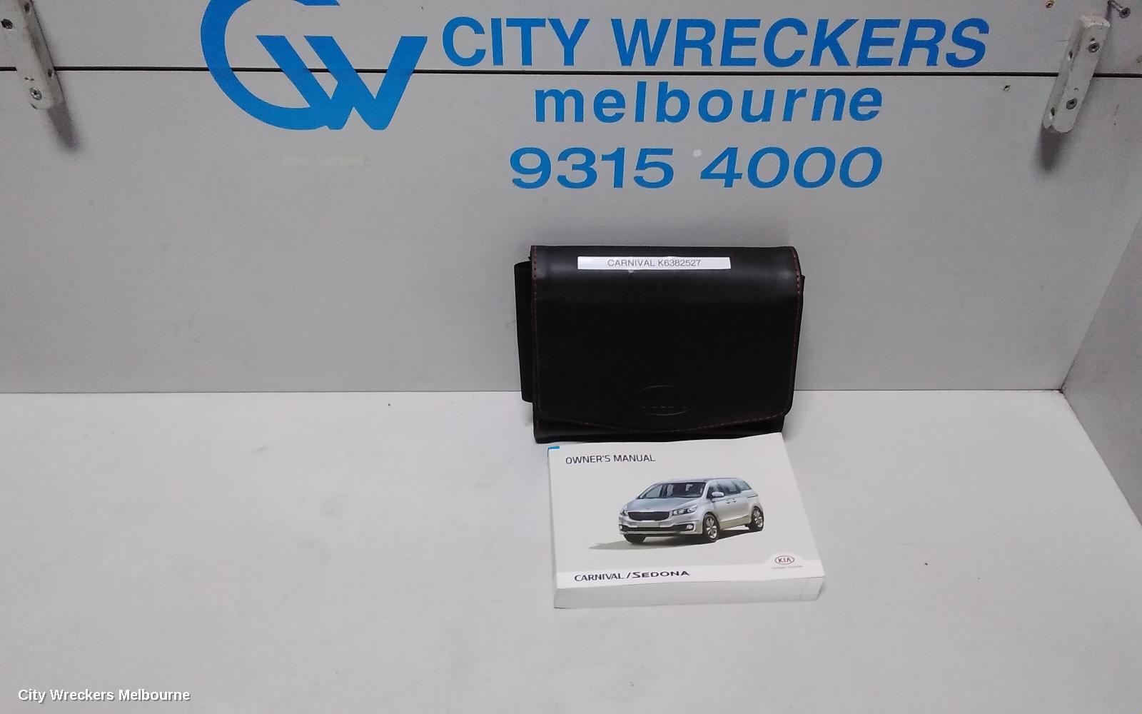 KIA CARNIVAL/GRAND CARNIVAL OWNERS HANDBOOK, YP, 01/2015 - 10/2020 - Image 1