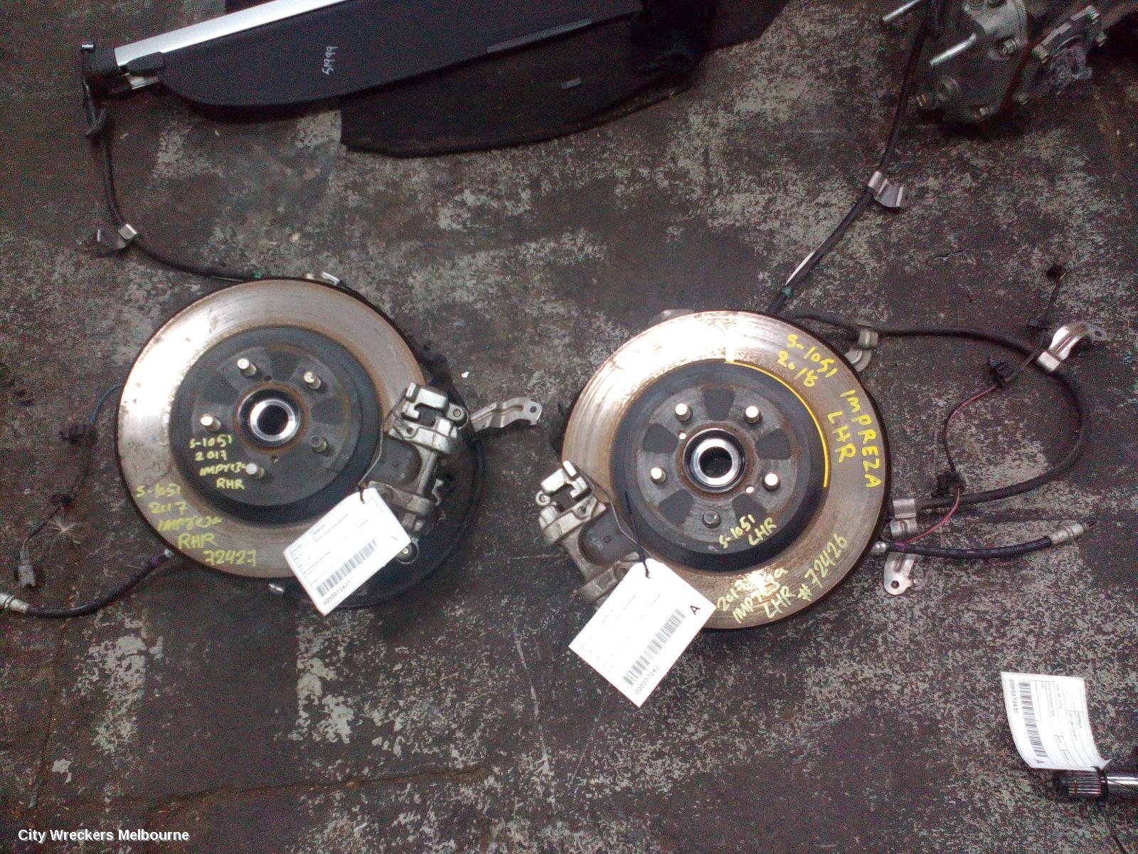 SUBARU IMPREZA LEFT REAR HUB ASSEMBLY, G5, 11/2016 - 09/2023 - Image 2