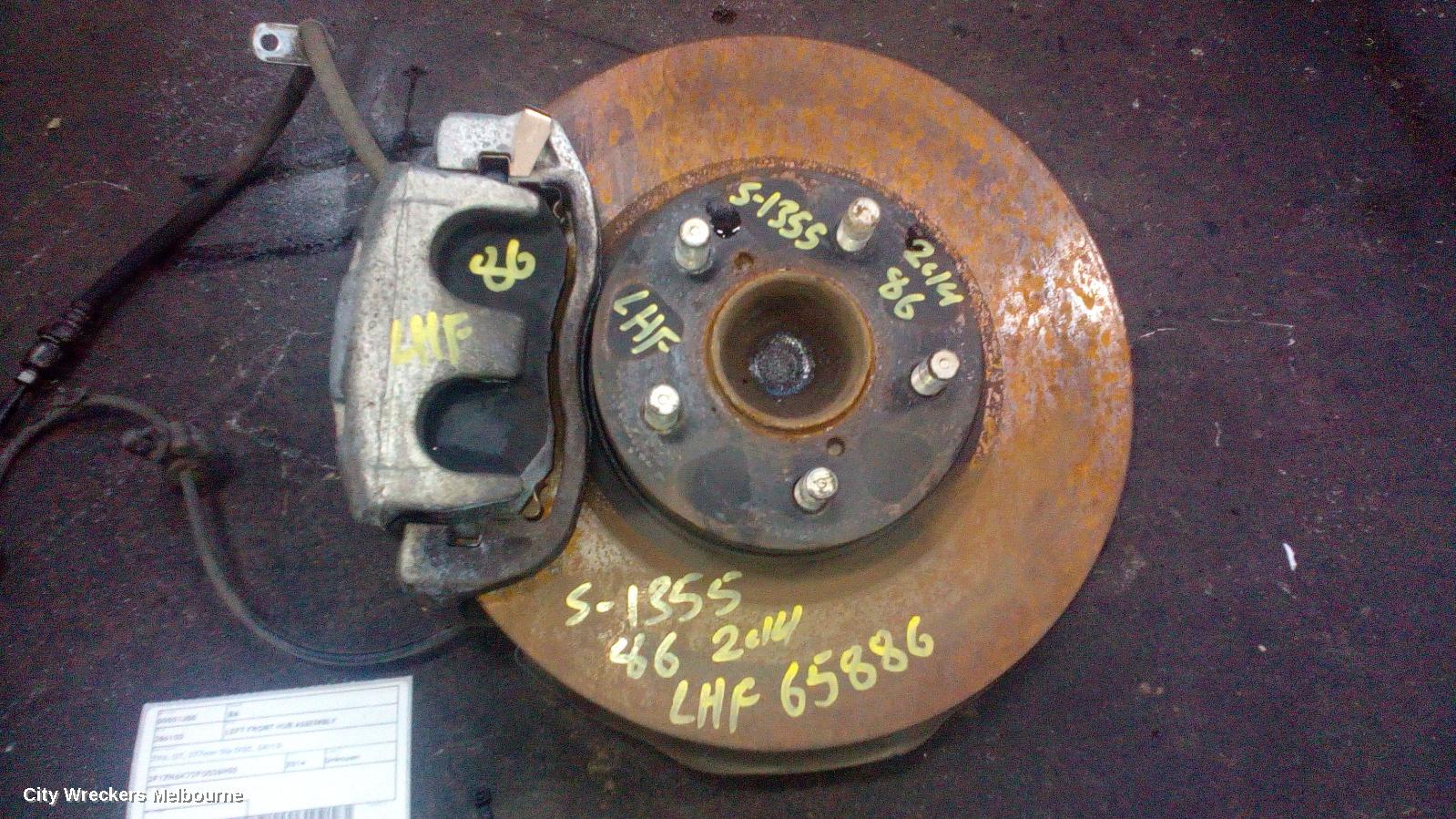 TOYOTA 86 LEFT FRONT HUB ASSEMBLY, ZN6, GT, 277MM DIA DISC, 04/2012 ONWARDS - Image 1