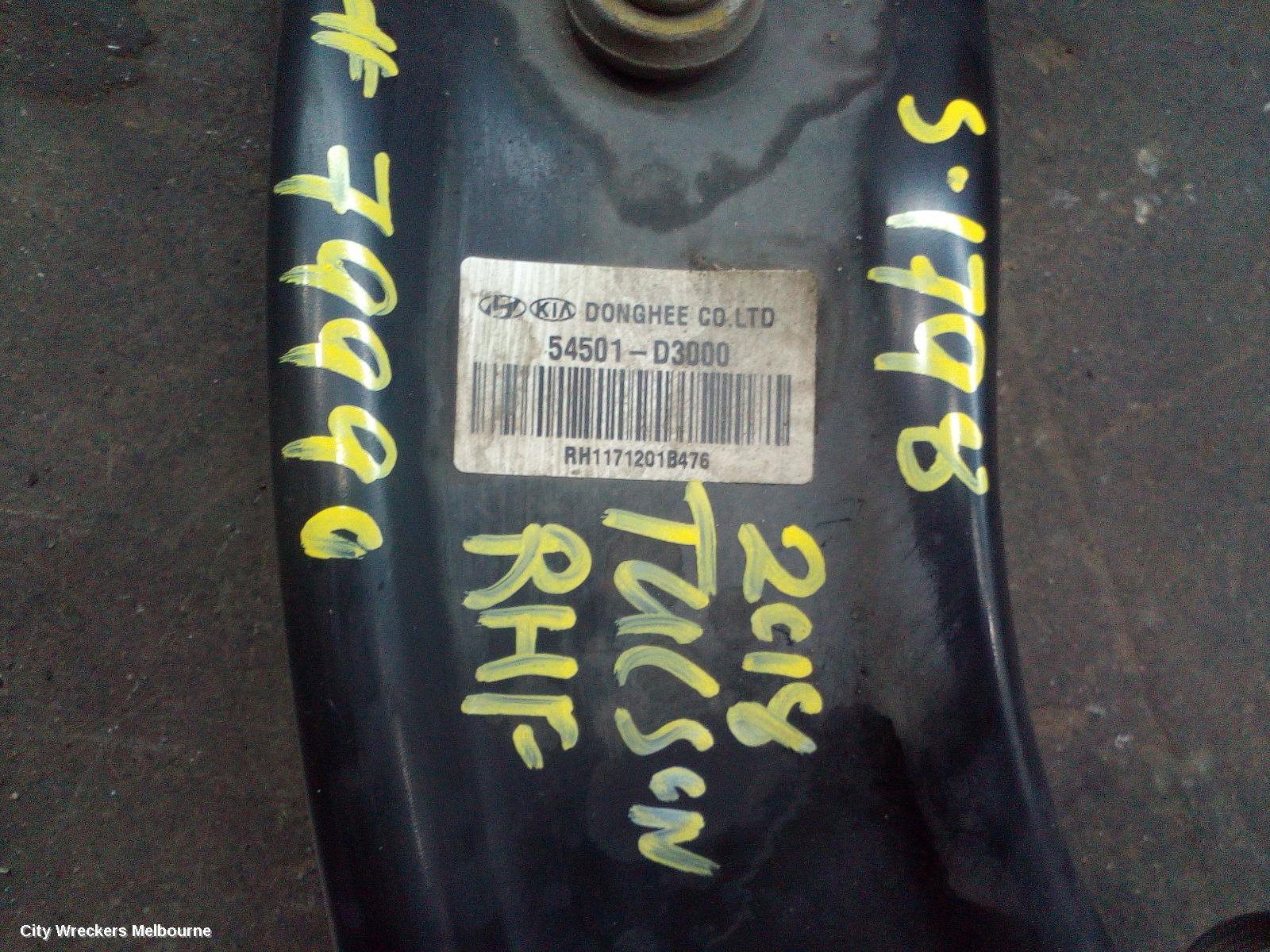 HYUNDAI TUCSON RIGHT FRONT LOWER CONTROL ARM, TL, KOREAN BUILT (VIN KMHJ), 07/2015 - 06/2018 - Image 1