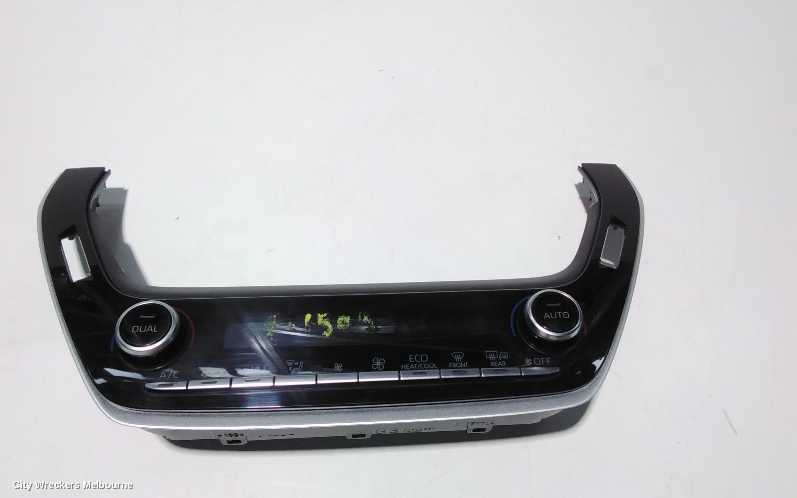 TOYOTA COROLLA HEATER/AC CONTROLS, E210, SINGLE ZONE CLIMATE CONTROL TYPE, 07/2018 ONWARDS - Image 2
