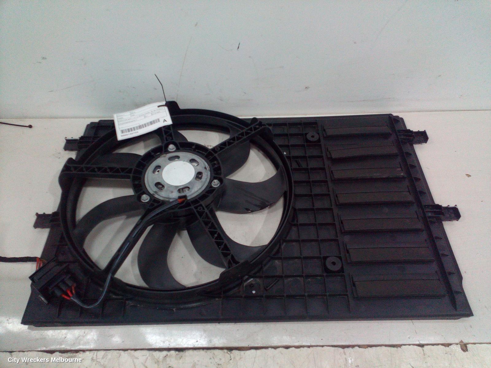 VOLKSWAGEN POLO FAN, SINGLE FAN ASSY, 1.2/1.6, PETROL/DIESEL, 6R, 05/2010 - 09/2017 - Image 1