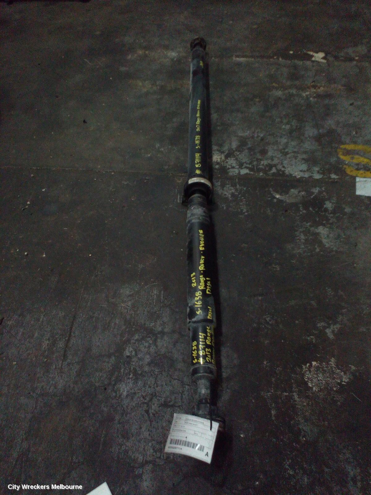 LAND ROVER RANGEROVER EVOQUE REAR DRIVE SHAFT, DIESEL, 2.2, AUTO T/M, 6 SPEED, L538, 11/2011 - 08/2015 - Image 2
