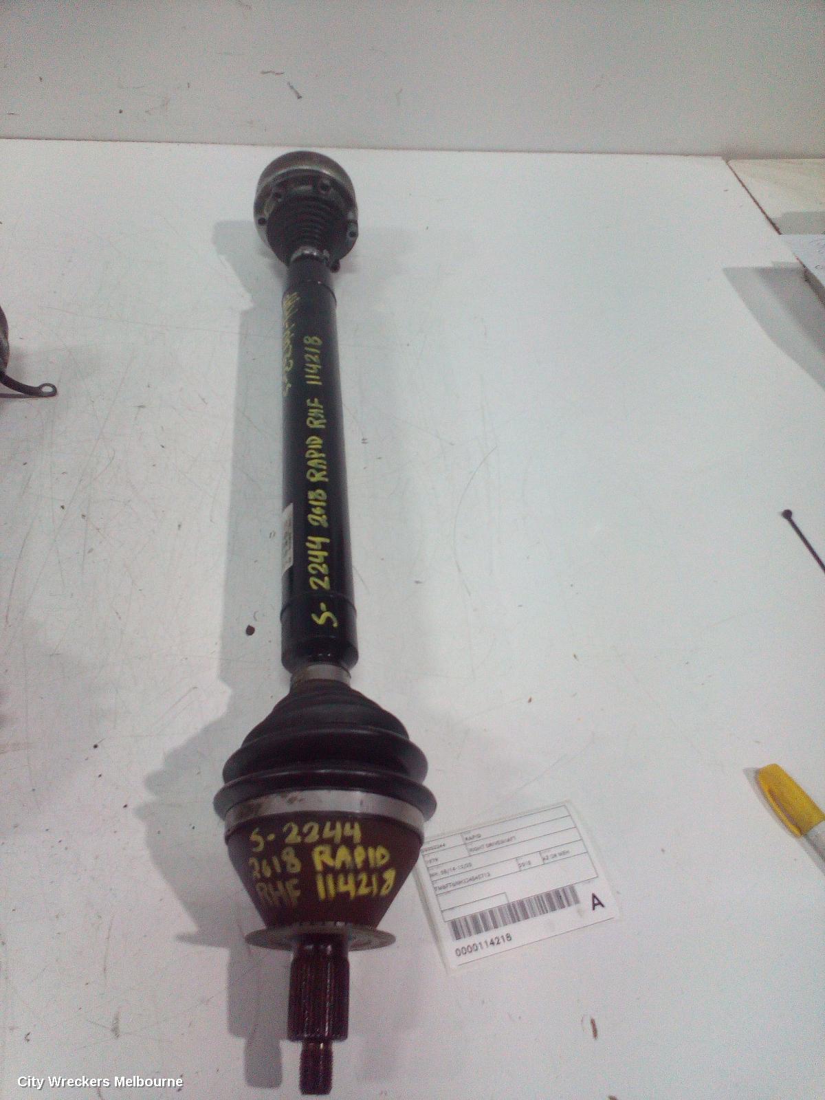 SKODA RAPID RIGHT DRIVESHAFT, NH, 05/2014 - 12/2020 - Image 2