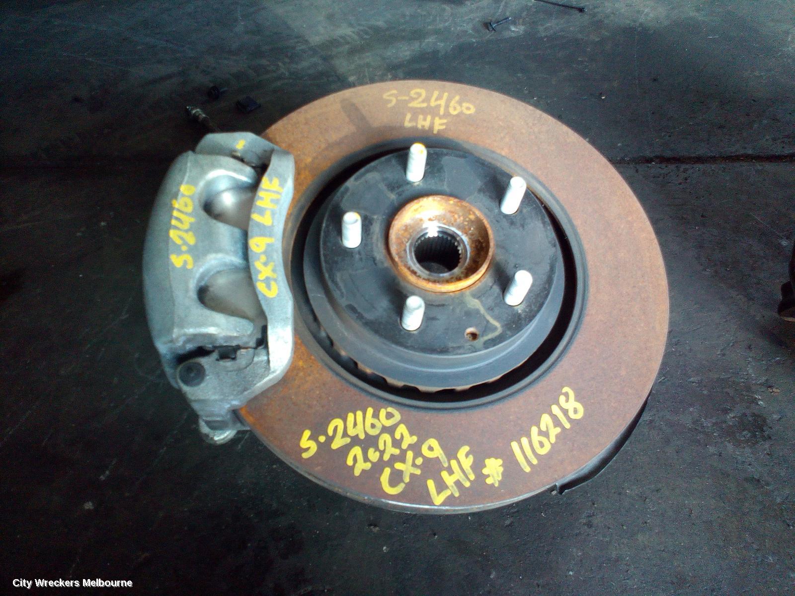 MAZDA CX9 LEFT FRONT HUB ASSEMBLY, TC, FWD/AWD, 2.5, PETROL, AUTO T/M, 07/2016 ONWARDS - Image 1