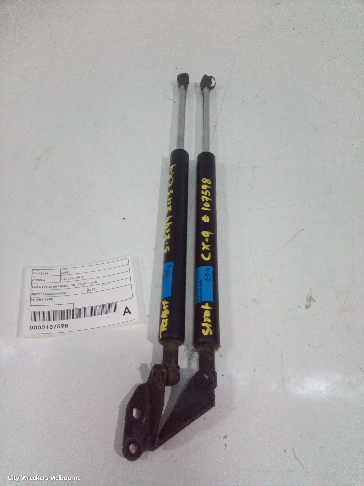 MAZDA CX9 HATCH STRUT, TAILGATE STRUT (PAIR), TB, 12/2007 - 12/2015 - Image 2