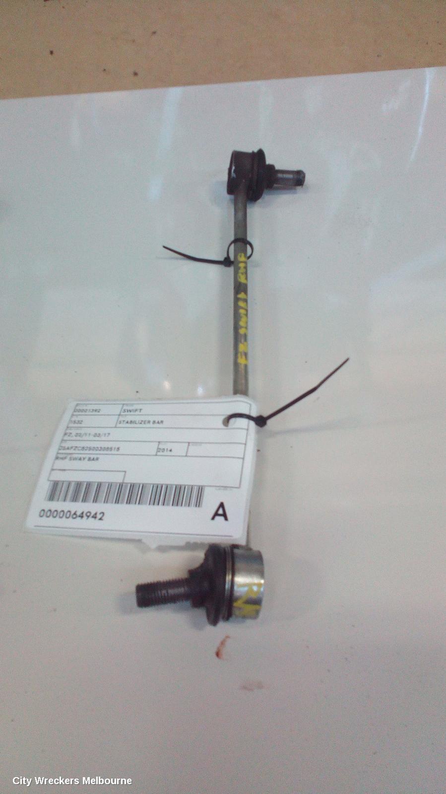 SUZUKI SWIFT STABILISER BAR, FZ, 02/2011 - 03/2017 - Image 1