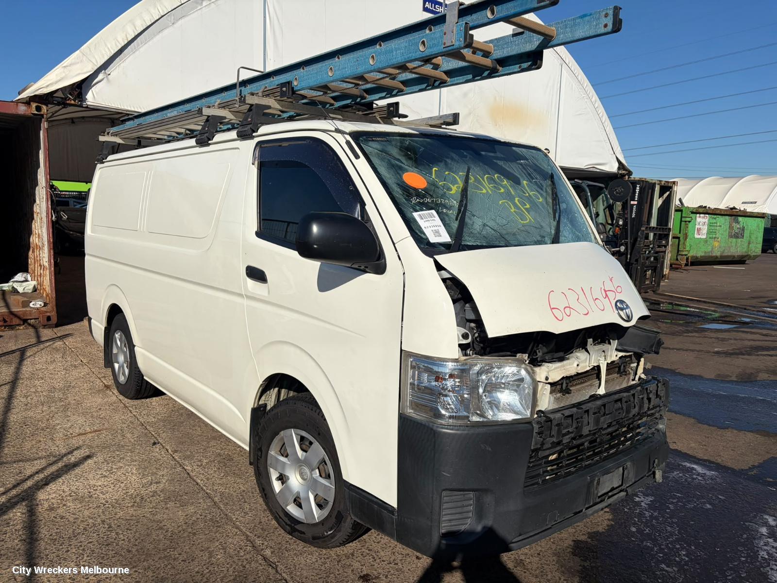 TOYOTA HIACE BOOTLID/TAILGATE, TAILGATE, TRH/KDH, SWB/LWB, W/ WIPER/STOP LAMP & CAMERA TYPE, 05/2012 - 04/2019 - Image 2