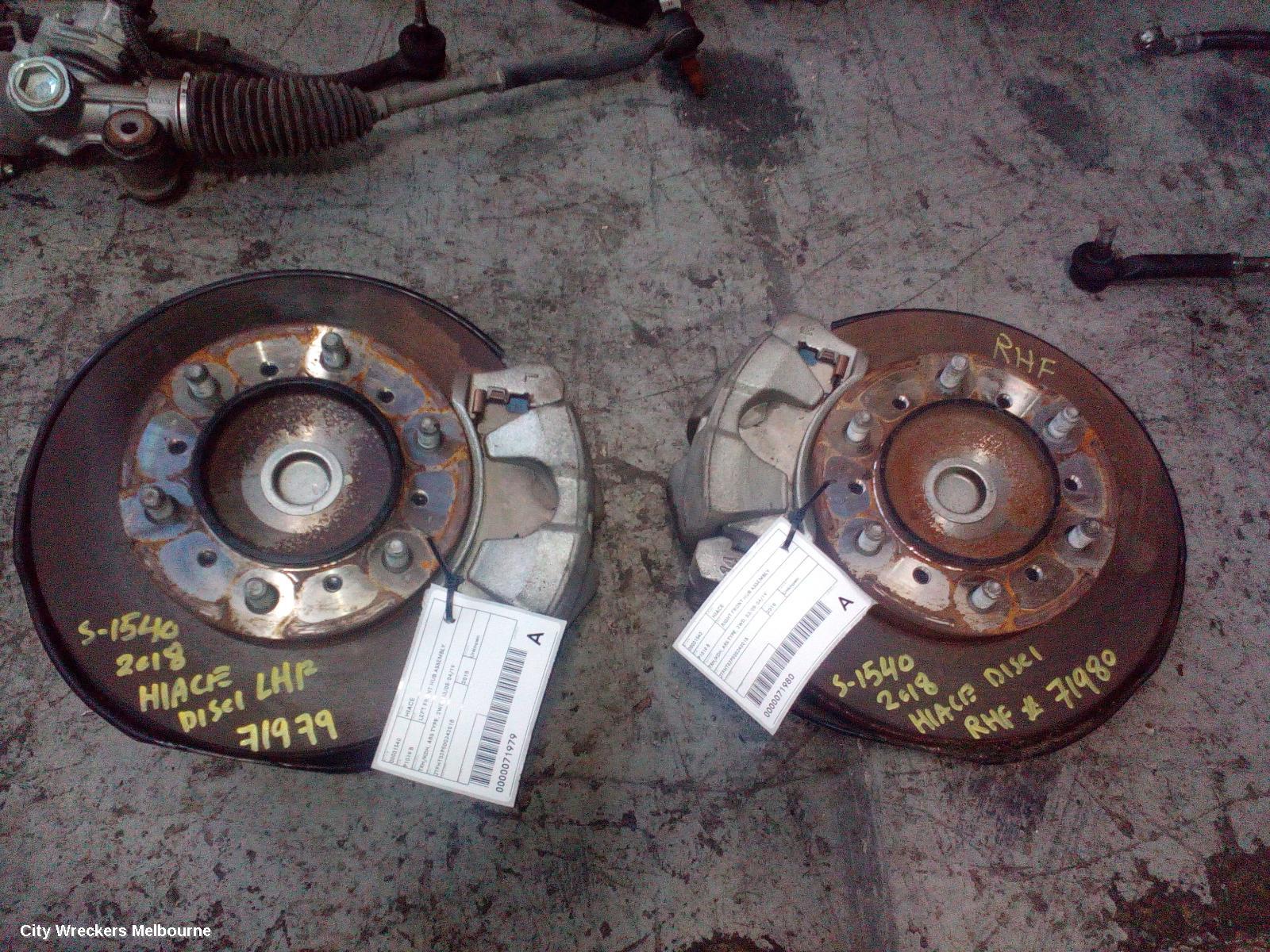 TOYOTA HIACE RIGHT FRONT HUB ASSEMBLY, TRH/KDH, ABS TYPE, 2WD, 03/2005 - 04/2019 - Image 2