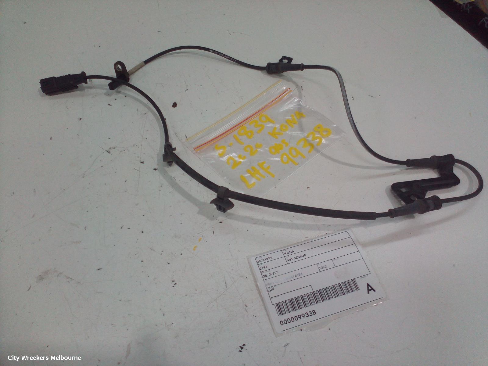 HYUNDAI KONA ABS SENSOR, LH FRONT, OS, 09/2017 ONWARDS - Image 1