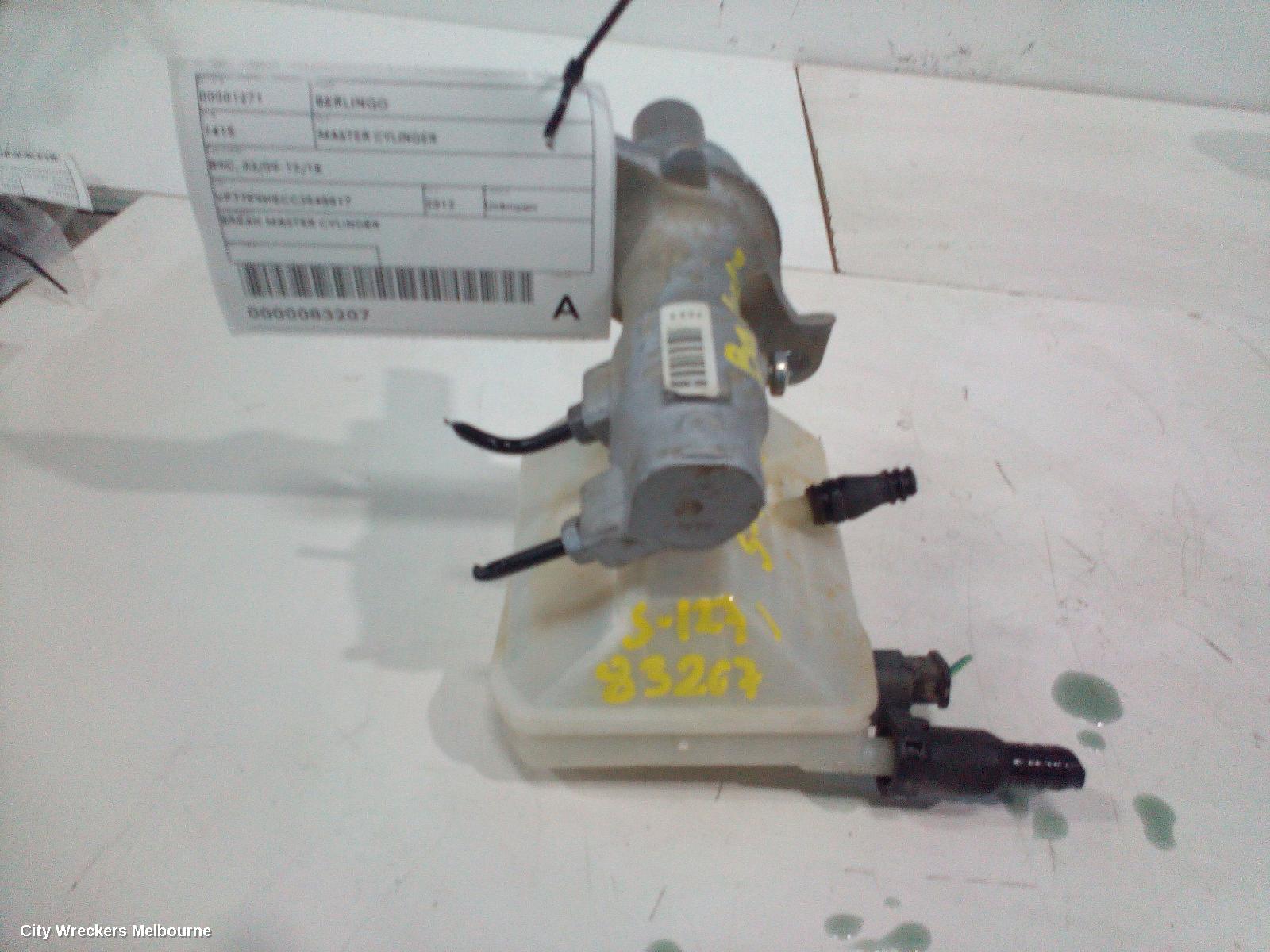 CITROEN BERLINGO MASTER CYLINDER, B9C, 03/2009 - 12/2018 - Image 2