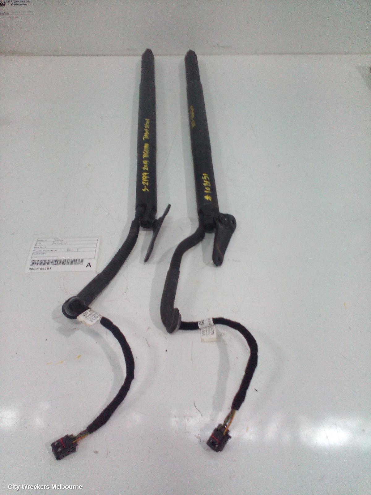 VOLKSWAGEN TIGUAN HATCH STRUT, TAILGATE STRUT (PAIR), POWER LIFT TYPE, 5NA, 06/2016 ONWARDS - Image 1