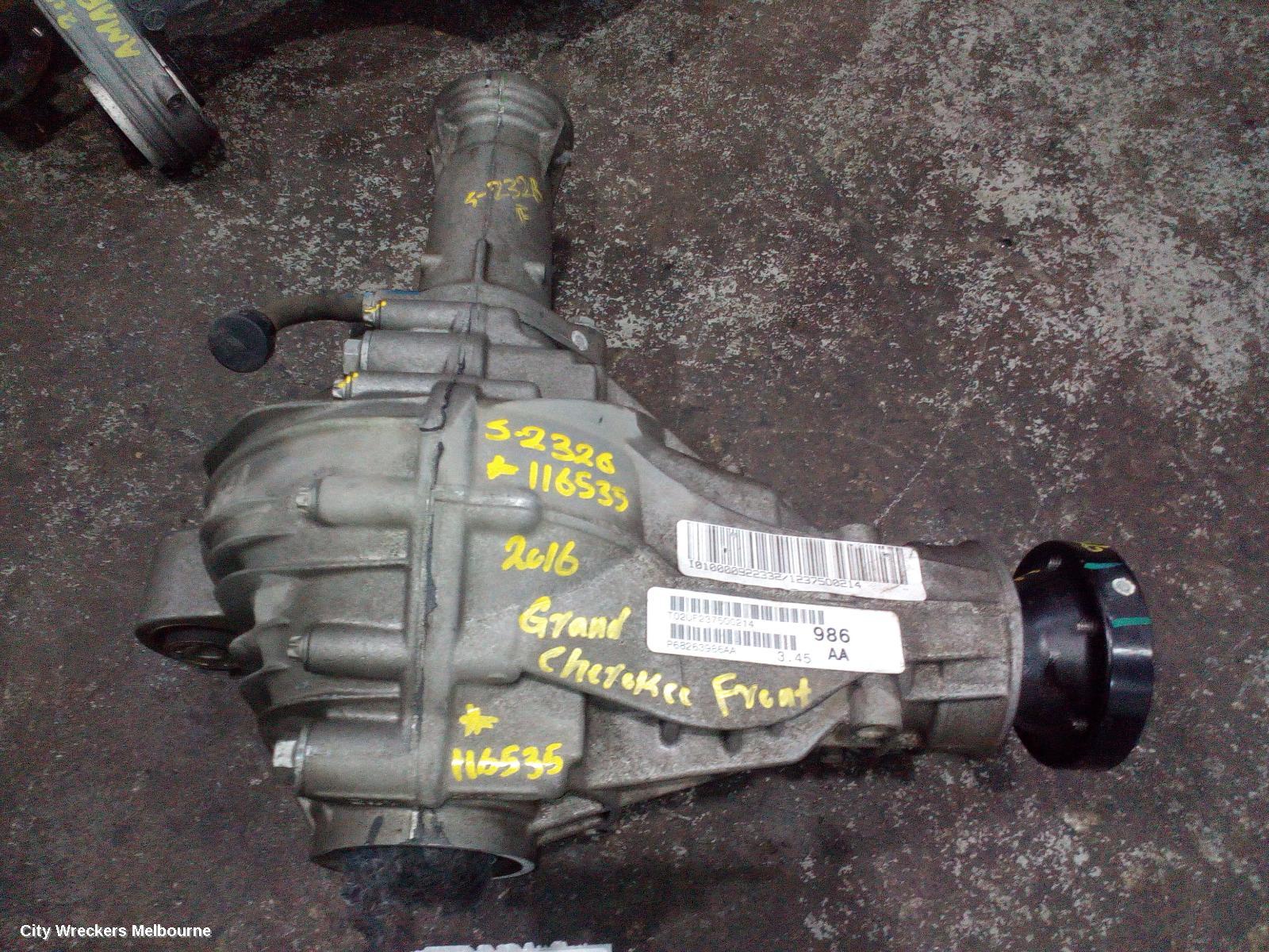 JEEP GRANDCHEROKEE DIFFERENTIAL CENTRE, FRONT, 3.0, DIESEL, WK, 3.44/3.45 RATIO, 10/2010 - 02/2022 - Image 2